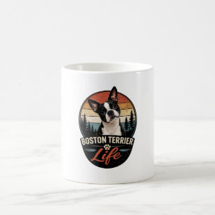 Caneca De Café Logotipo Oficial da Vida do Boston Terrier