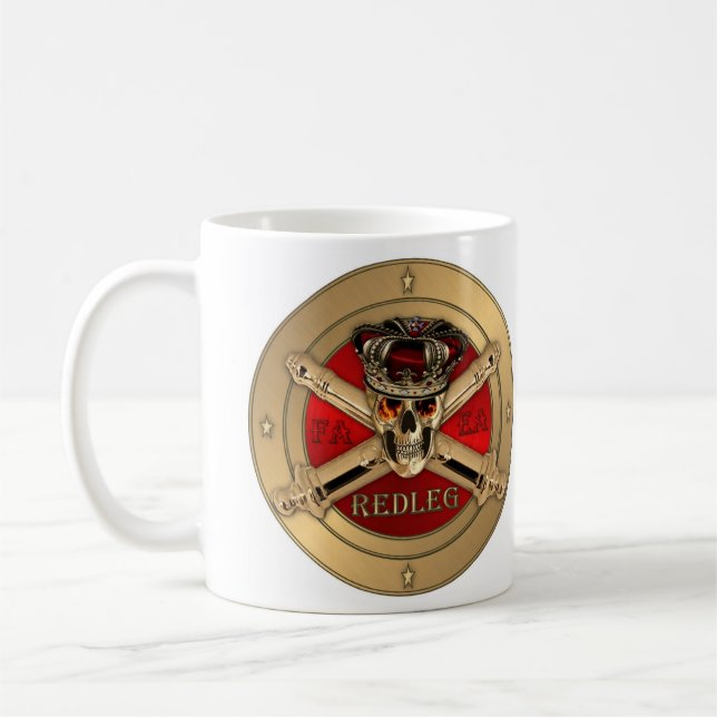Caneca De Café Logotipo oficial Redleg - alunos recrutados FA (Esquerda)