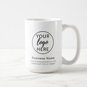 Caneca De Café Logotipo Personalizado da Empresa Funcionário Corp