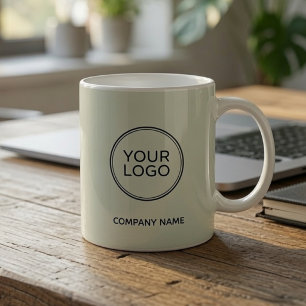 Caneca De Café Logotipo Personalizado da Empresa Negócios Co