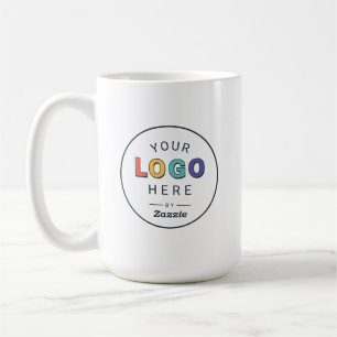 Caneca De Café Logotipo Personalizado da Marca Empresarial