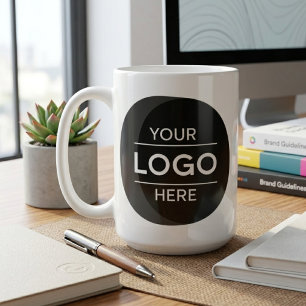 Caneca De Café Logotipo Personalizado de Empresa com Marca 