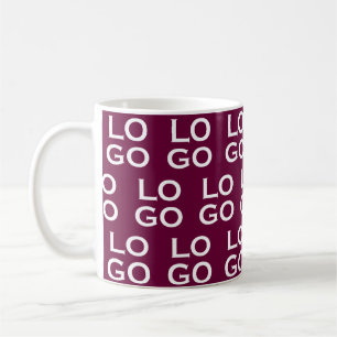 Caneca De Café Logotipo Personalizado de Empresa ou Negócio em Bu