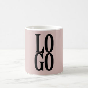 Caneca De Café Logotipo Personalizado de Empresa ou Negócio em Ro
