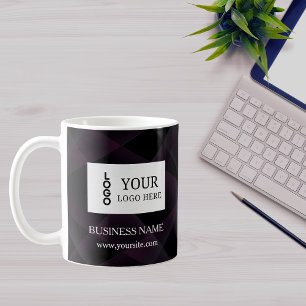 Caneca De Café Logotipo Personalizado Moderno