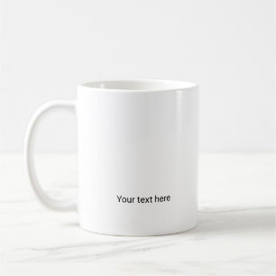 Caneca De Café Logotipo personalizado simples e minimalista aqui