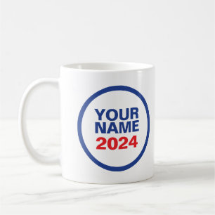 Caneca De Café Logotipo político personalizado (Biden Design)