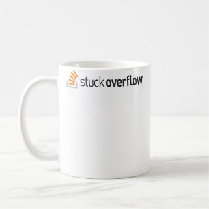 Caneca De Café Logotipo Preciso do Stuckoverflow