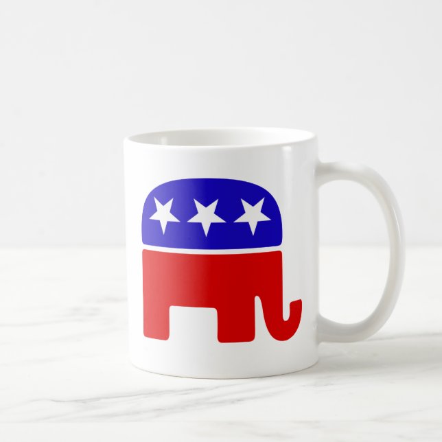 Caneca De Café Logotipo republicano (Direita)