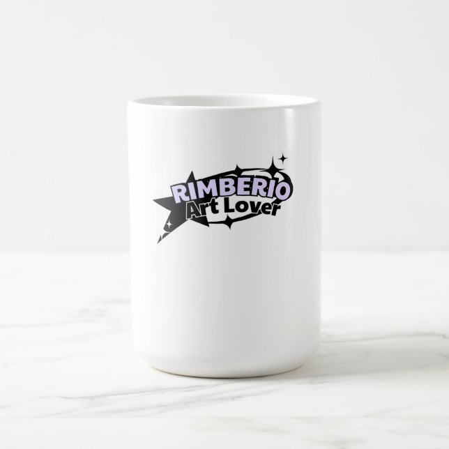Caneca De Café Logotipo Rimberio Art Lover (Centro)