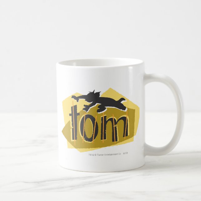 Caneca De Café Logotipo Silhouette do Tom (Direita)