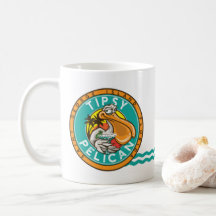 Logotipo Tipsy Pelican Coffee Mug