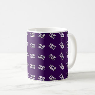 Caneca De Café Logotipo Único ou Padrão de Imagem Carregada Rox