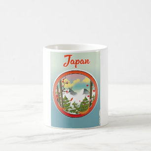 Caneca De Café Logotipo viagem do Japão