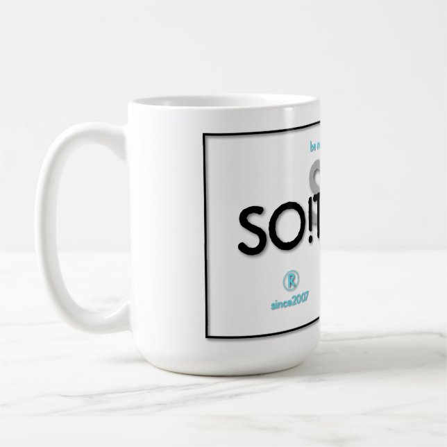 Caneca De Café Logotipos e slogans SO!Trouble (Esquerda)