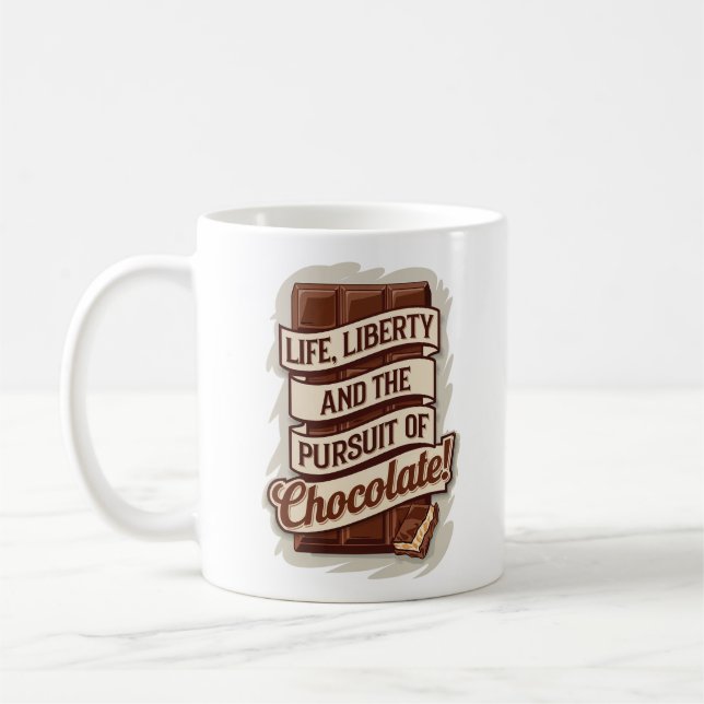 Caneca De Café Loja de Chocolate da Life Liberty (Esquerda)