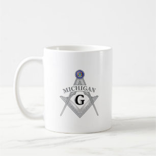 Caneca De Café Loja de Freemasonry do estado de Michigan