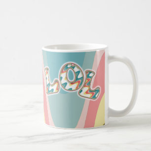 Caneca De Café lol ~ ondas leves