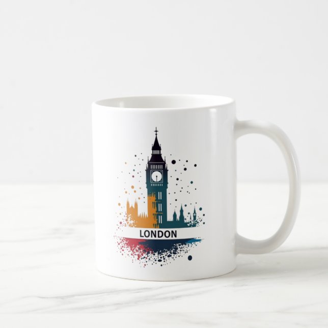 Caneca De Café London, Big Ben (Direita)
