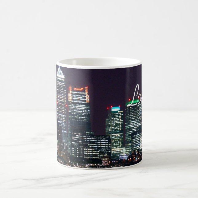 Caneca De Café London City Skyline UK Viagem (Centro)