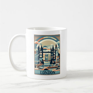 Caneca De Café London England Art Deco