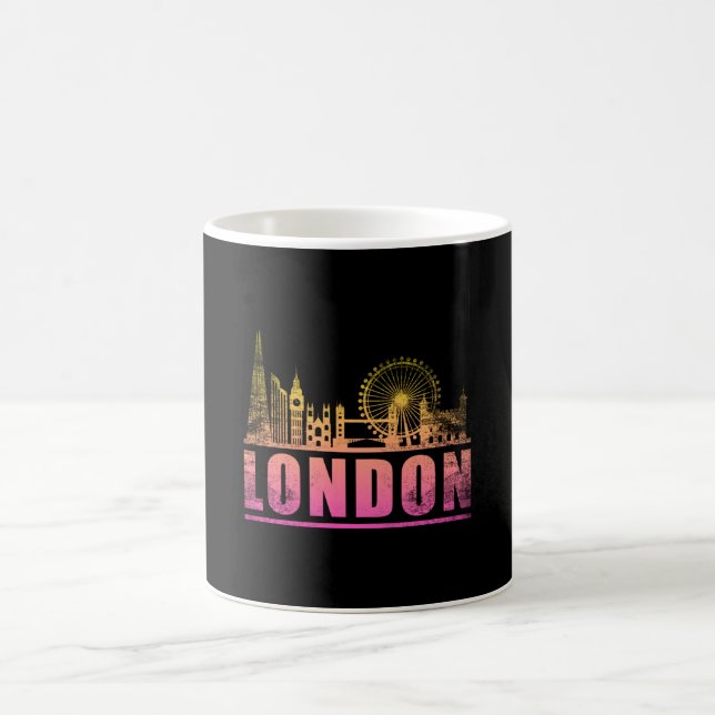 Caneca De Café London England City Skyline Cityscape Funny Gift (Centro)