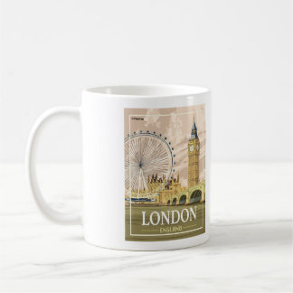 Caneca De Café London England Coffee Mug - Tamanho 11oz