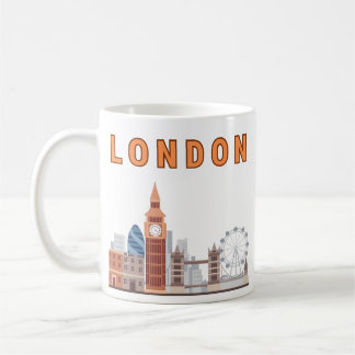 Caneca De Café London Skyline Mug