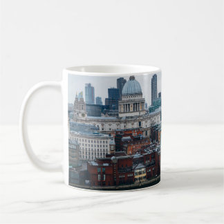 Caneca De Café London Skyline: Ruas. Vista aérea de Paul