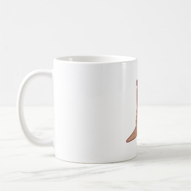 Caneca De Café Londra Fofa Brinca Com Bola de Praia (Esquerda)