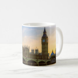 Caneca De Café Londres Inglaterra Reino Unido Parlamento