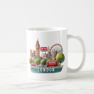Caneca De Café Londres Inglaterra UK