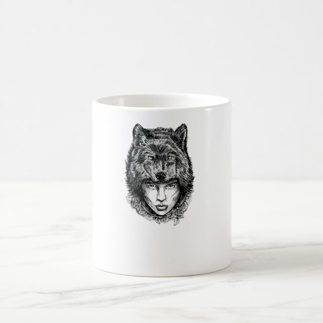 Caneca De Café Lone Wolf (Centro)