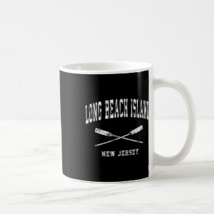 Caneca De Café Long Beach Island New Jersey Vintage NMaritime Cro