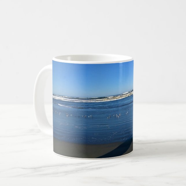 Caneca De Café Long Beach, Washington (Frente Esquerda)