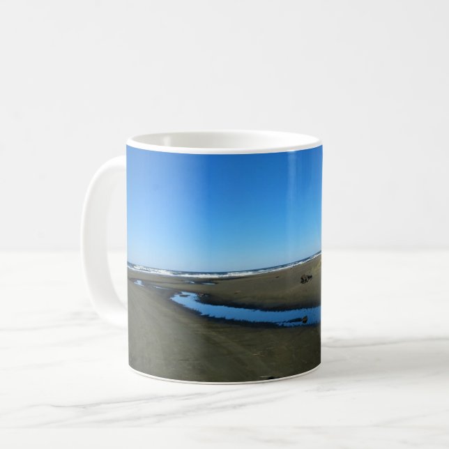 Caneca De Café Long Beach, Washington (Frente Esquerda)
