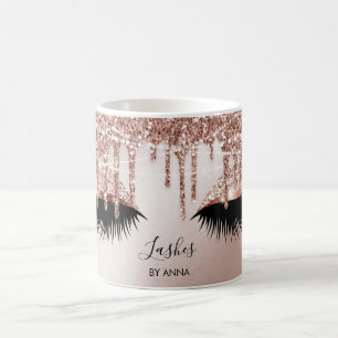 Caneca De Café Long Lash Extension Makeup Artista Beauty Salon Bu