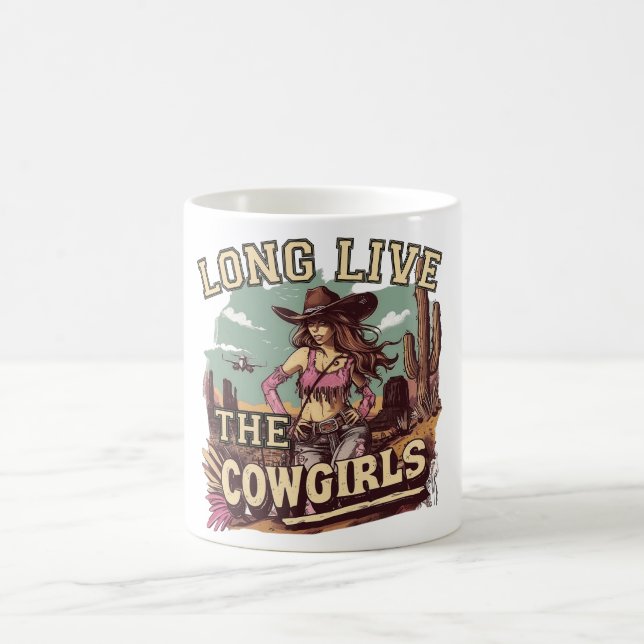 Caneca De Café Long live the cowgirl (Centro)