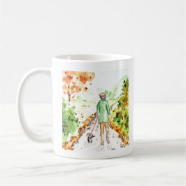 Caneca De Café Longa Caminhada para Casa
