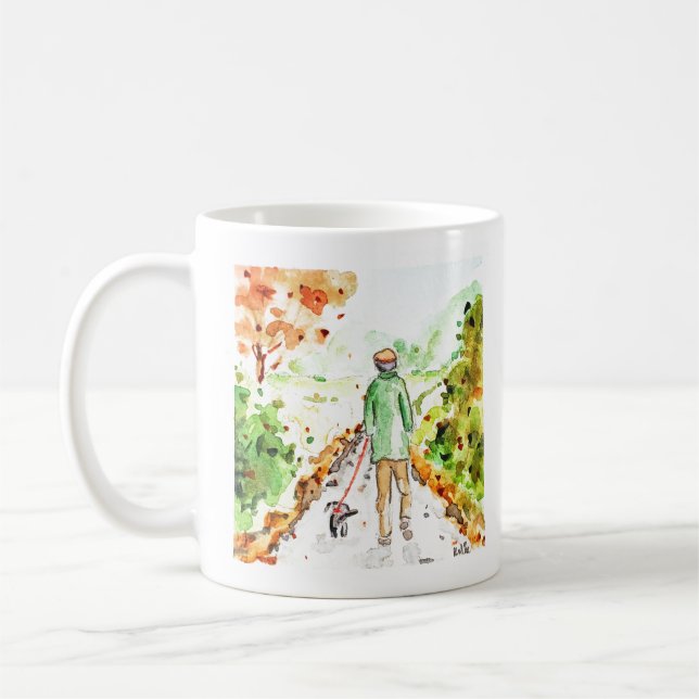 Caneca De Café Longa Caminhada para Casa (Esquerda)