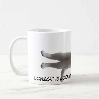 Caneca De Café Longcat
