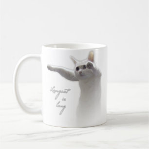 Caneca De Café Longcat aumentado