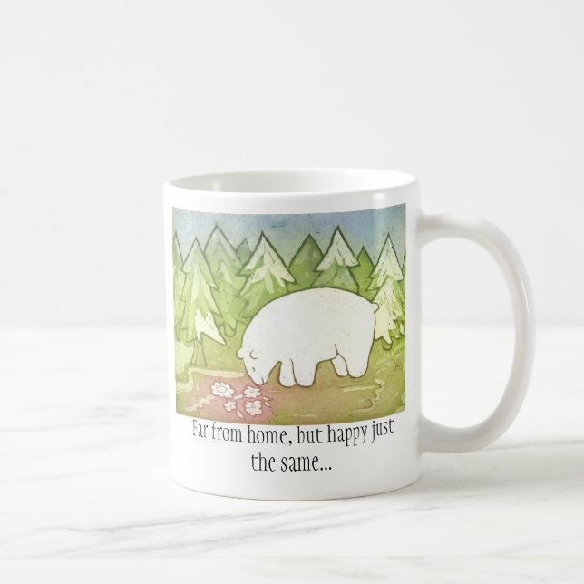 Caneca De Café Longe do lado da casa 1 (Direita)