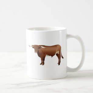 Caneca De Café Longhorn Cattle