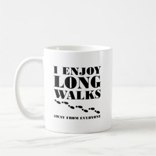 Caneca De Café Longo Caminho Para Longe De Todos Os Engraçados C