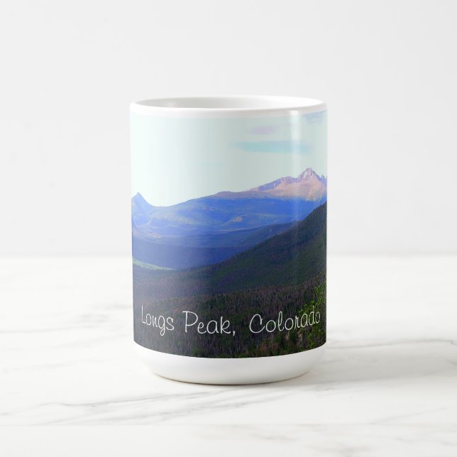 Caneca De Café Longs o parque nacional de montanha máxima, (Centro)
