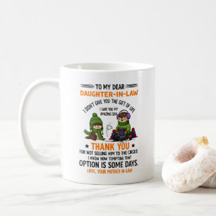Caneca De Café Lontra para minha querida nora Eu Não Te Dei