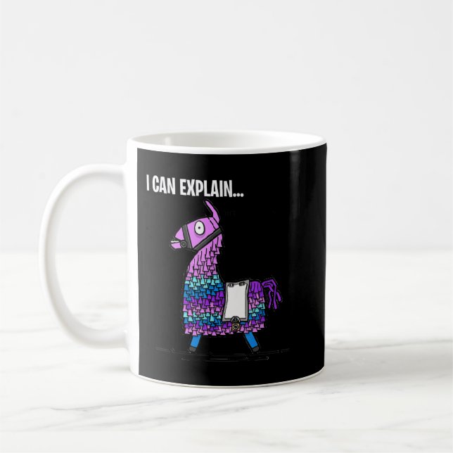 Caneca De Café Loot Llama Eu Posso Explicar Jogos (Esquerda)