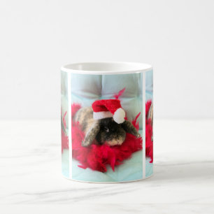 Caneca De Café Lop Holandês Bonito com Mug Natal de Chapéu