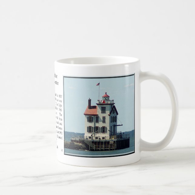 Caneca De Café Lorain Harbour West Breakwater Lâmpada (Direita)